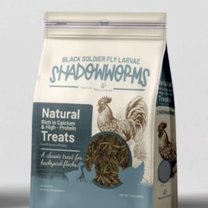 Natural Dried Black Soldier Fly Larvae – High Protein & Calcium